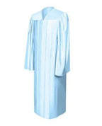 Shiny Light Blue Choir Robe - Church Choirs
