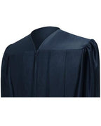 Shiny Navy Blue Choir Robe - Church Choirs