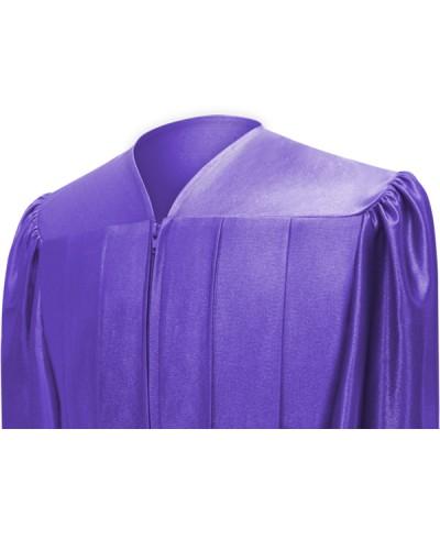 Shiny Purple Choir Robe - Church Choirs
