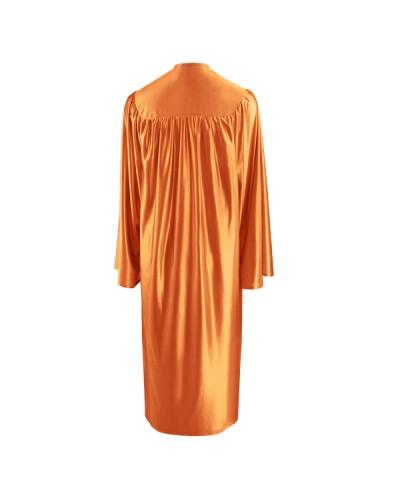 Shiny Orange Choir Robe - Church Choirs