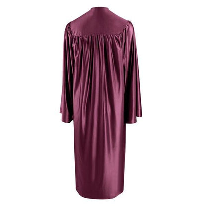 Shiny Maroon Choir Robe - Church Choirs