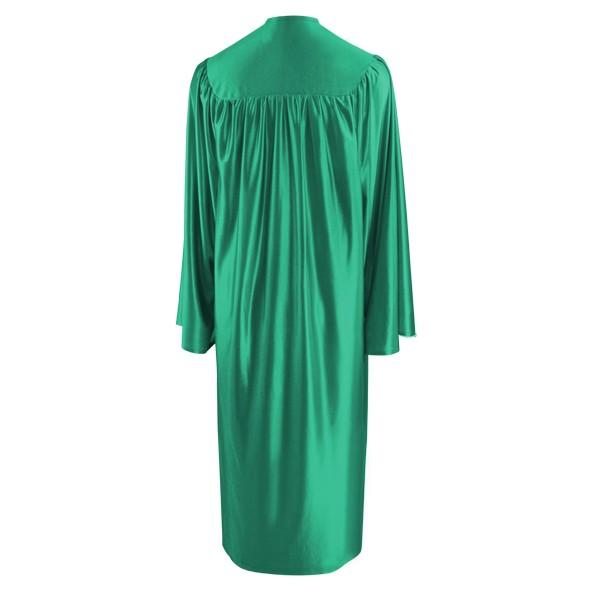 Shiny Emerald Green Choir Robe - Church Choirs