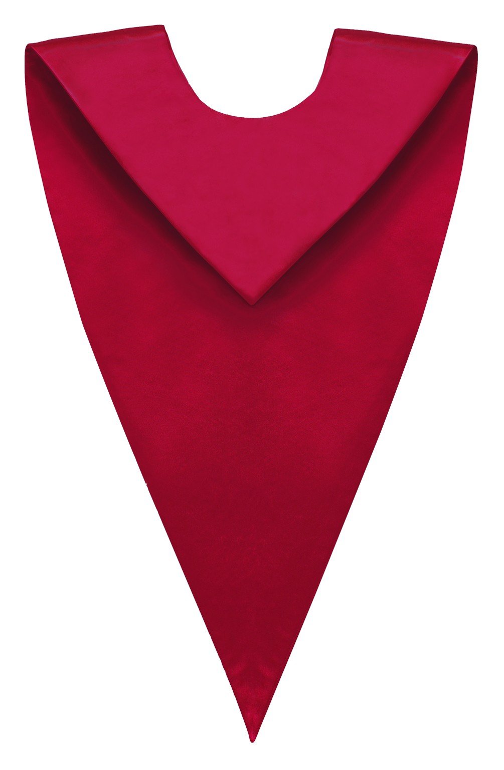 Red V-Neck Choir Stole - Church Choirs