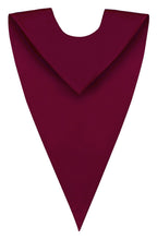Maroon V-Neck Choir Stole - Church Choirs