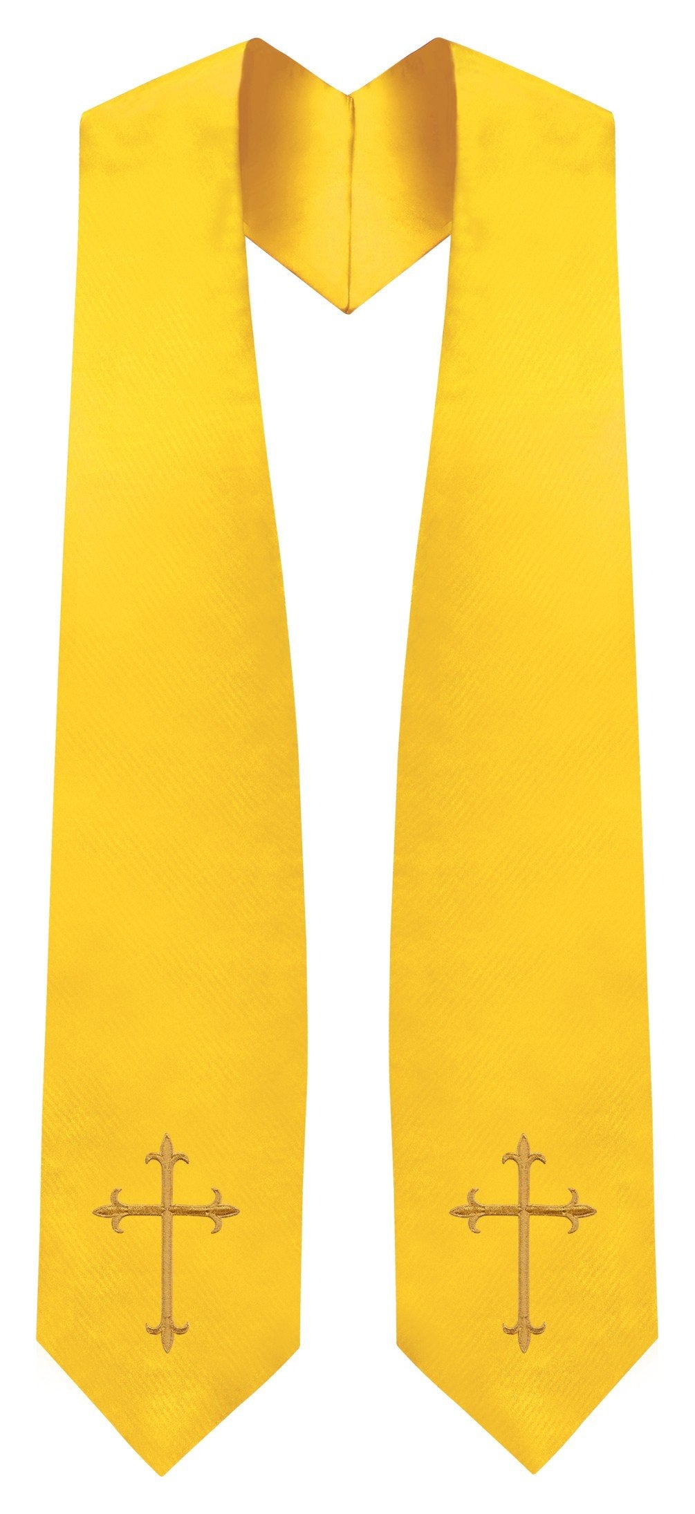 Gold Traditional Choir Stole - Church Choirs