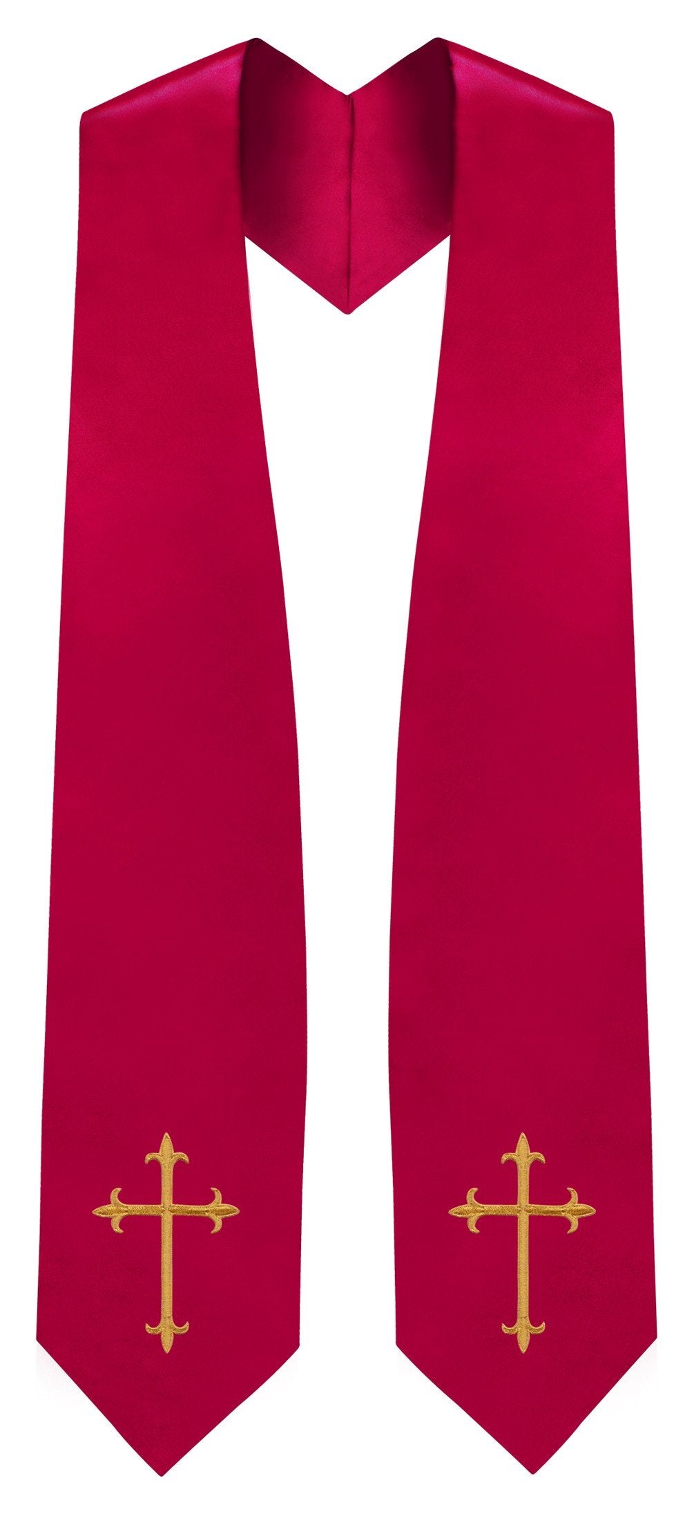 Red Traditional Choir Stole - Church Choirs