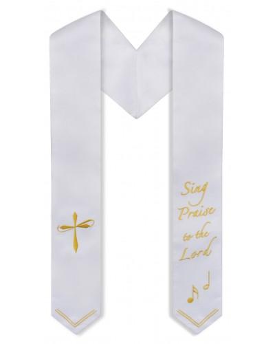 Sing Praise to the Lord Choir Stole - Church Choirs