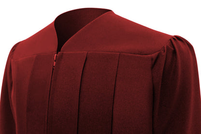 Matte Burgundy Choir Robe - Church Choirs