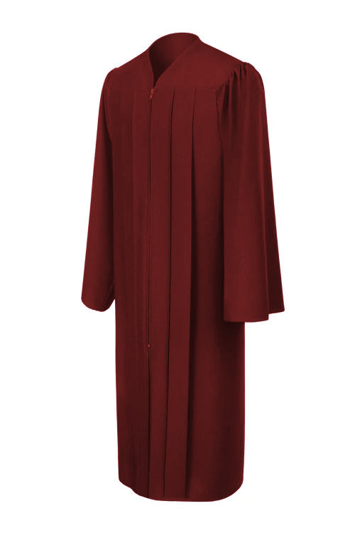 Matte Burgundy Choir Robe - Church Choirs