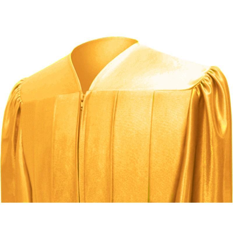 Shiny Antique Gold Choir Robe - Church Choirs